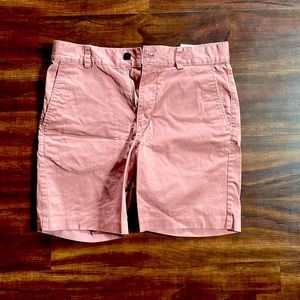 Mens pink shorts size 30